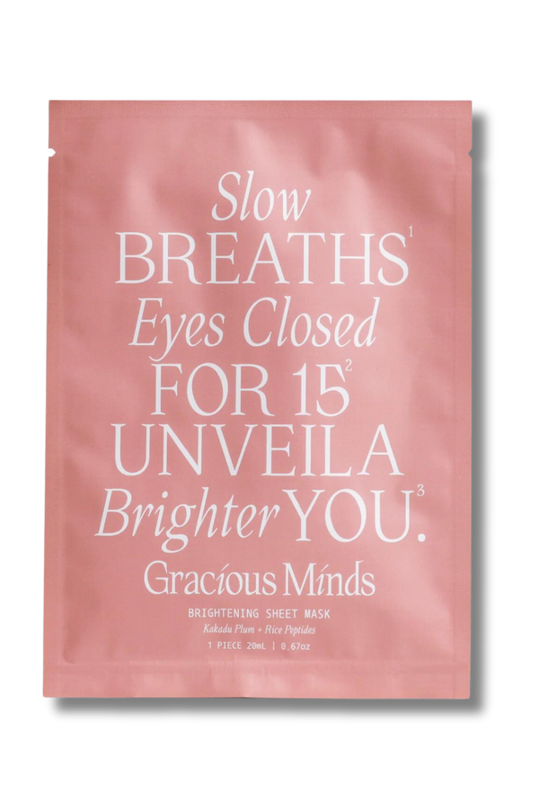 Bright Unveil Sheet Mask Gracious Minds - VESY