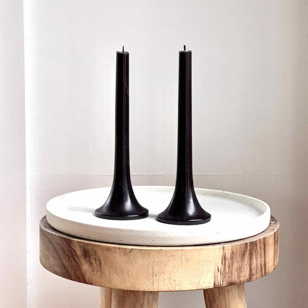 Tusk Candle ・Black ・Set of 2