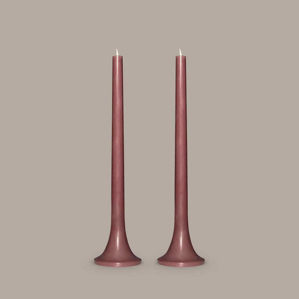Tusk Candle ・Chocolate ・Set of 2