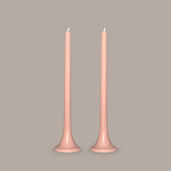 Tusk Candle ・Clay ・Set of 2