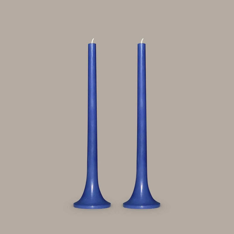 Tusk Candle ・Ocean Blue ・Set of 2