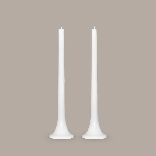 Tusk Candle ・White ・Set of 2