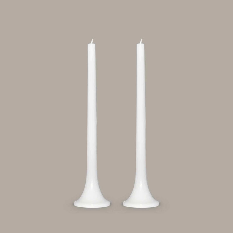 Tusk Candle ・White ・Set of 2