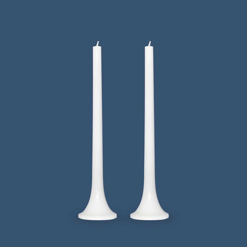 Tusk Candle ・White ・Set of 2