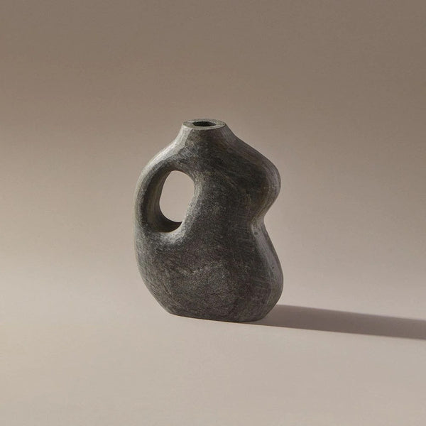 Del Slate Marble Vase-Vesy