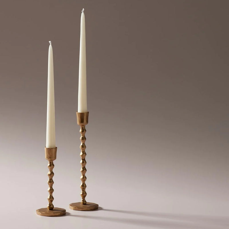 Adonis Iron gold candle holder