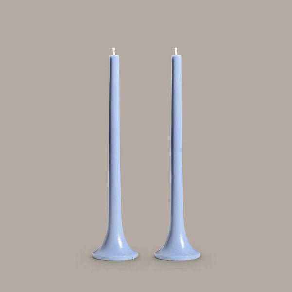 Tusk Candle ・Sky Blue ・Set of 2
