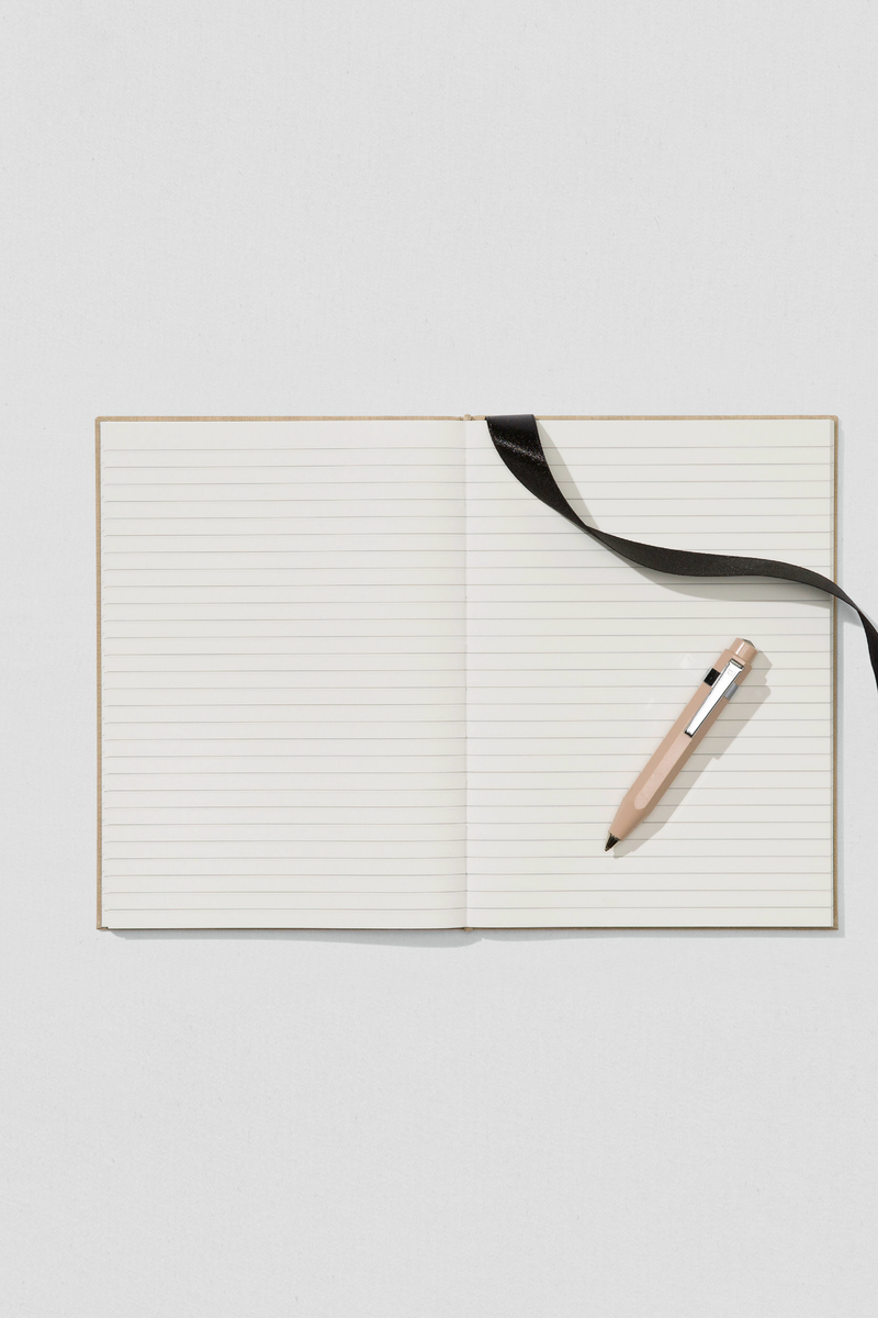 Reflections Linen + Stone Paper Journal ・Black