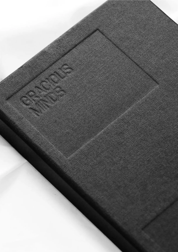 Reflections Linen + Stone Paper Journal ・Black-VESY