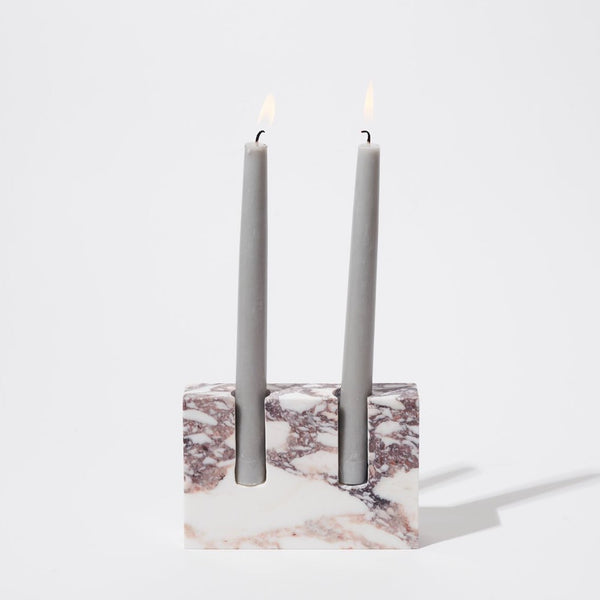 Twin Viola Candleholder-VESY